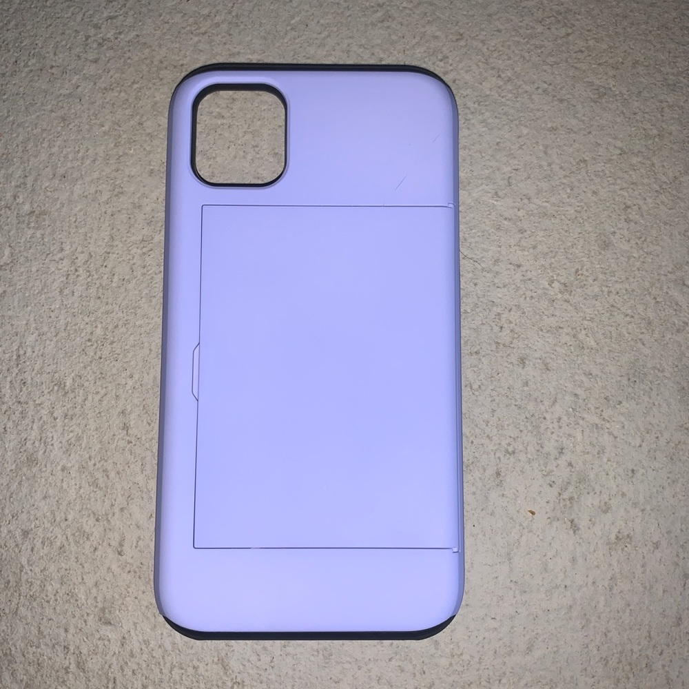 iPhone 11 Pro Purple Case with Card Holder